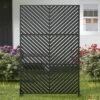 47-inches W X 72-inches H Black Galvanized Sheet Screen Outdoor And Lndoor Divider For Balcony Patio Garden Room Divider ( Parallel 01) -Outdoor Living Gardens GUEST 02549d1b 3d13 443b 987c e614d480e2a3