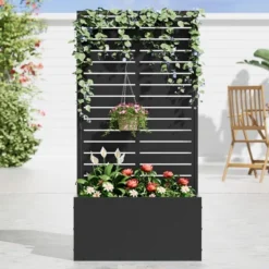 Trellised Iron Black Raised Garden Bed -Outdoor Living Gardens GUEST 0276dcb8 1c7e 46dd 8cc4 4d697c2c68f3