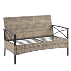 Patio Furniture, Outdoor Furniture, Seasonal PE Wicker Furniture, Four Set Wicker Furniture With Black Metal Table 10 Patio Furniture, Outdoor Furniture, Seasonal PE Wicker Furniture, Four Set Wicker Furniture With Black Metal Table -Outdoor Living Gardens GUEST 07213962 686c 49f2 939c 682ac05a3c9e