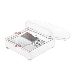 Modular Sectional Sofa With Storage, Extra Large U Shaped Sectional Couch For Living Room, Convertible Modular Sofa Couch With Storage Ottoman -Outdoor Living Gardens GUEST 0d754f83 adb1 428b 8b0b 2e4ecc392f47