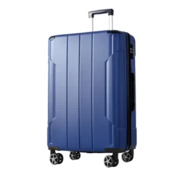 28 Inch Blue Hardshell Luggage Lightweight Durable ABS Suitcases With Double Wheels Expandable Checked -Outdoor Living Gardens GUEST 17814e99 3ab0 49ed aaba 283f83bc585a