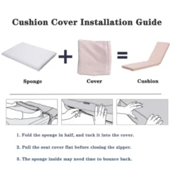 2PCS Set Outdoor Lounge Chair Cushion Replacement Patio Funiture Seat Cushion Chaise Lounge Cushion -Outdoor Living Gardens GUEST 1796455b 5002 43bc b846 7860d7fa8de4