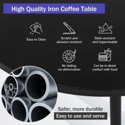 Patio Half- Moon Curved Outdoor Furniture Sofa Set With Coffee Table, Padded Seats And Backrest Cushions For Garden -Outdoor Living Gardens GUEST 1852928d 85a3 4a51 a124 24656e882598