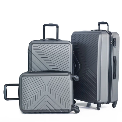 3 Piece Luggage Sets ABS Lightweight Suitcase With Two Hooks, Spinner Wheels, TSA Lock, (20/24/28) Blue 16 3 Piece Luggage Sets ABS Lightweight Suitcase With Two Hooks, Spinner Wheels, TSA Lock, (20/24/28) Blue - Image 14