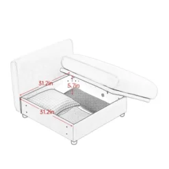 Modular Sectional Sofa With Storage, Extra Large U Shaped Sectional Couch For Living Room, Convertible Modular Sofa Couch With Storage Ottoman -Outdoor Living Gardens GUEST 1d0a09f8 2c4d 4317 830a 8573e182e495