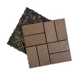 Wood Plastic Composite Deck Tiles Set Of 20pcs, Composite Decking Resist Rust,DIY Interlocking Decking Tiles, Floor Tile,Durable, 12x12in Dark Grey 16 Wood Plastic Composite Deck Tiles Set Of 20pcs, Composite Decking Resist Rust,DIY Interlocking Decking Tiles, Floor Tile,Durable, 12x12in Dark Grey -Outdoor Living Gardens GUEST 21271a82 5944 4b56 ae3b edc67d5d0a1d