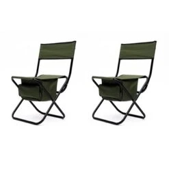 Portable 2-Piece Folding Chair With Storage Bag, Ideal For Indoor, Outdoor Camping, Picnics, And Fishing -Outdoor Living Gardens GUEST 226c5440 c738 48c8 863a f33d6d72979f