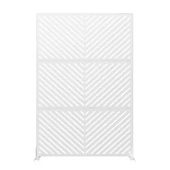 47-inches W X 72-inches H White Galvanized Sheet Screen Outdoor And Lndoor Divider For Balcony Patio Garden Room Divider ( Parallel 01) 11 47-inches W X 72-inches H White Galvanized Sheet Screen Outdoor And Lndoor Divider For Balcony Patio Garden Room Divider ( Parallel 01) -Outdoor Living Gardens GUEST 23227e6a ea42 477c b073 65429bc2ddc5