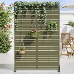 Classic Rectangular Green Galvanized Sheet Screen With Blinds, Outdoor Partition Garden Screen 12 Classic Rectangular Green Galvanized Sheet Screen With Blinds, Outdoor Partition Garden Screen -Outdoor Living Gardens GUEST 2af2bc6e cd5c 4632 87c3 063a00302ae8