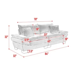 Stylish Corduroy Deep Seat Sofa: Loveseat Size With Pillows And Sleeper Function 12 Stylish Corduroy Deep Seat Sofa: Loveseat Size With Pillows And Sleeper Function -Outdoor Living Gardens GUEST 2ea301bb b697 4b0a ad88 10ae1fa00699