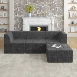 Single Seat Sofa Compressed Sectional Sofa Modern Minimalist Style Corduroy Couch, Sleeper Sofa For Living Room 35 Single Seat Sofa Compressed Sectional Sofa Modern Minimalist Style Corduroy Couch, Sleeper Sofa For Living Room -Outdoor Living Gardens GUEST 339e1e35 7776 4444 8cce 791d74668531