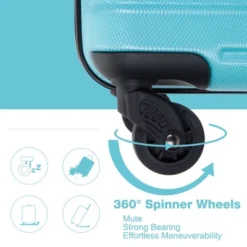 Expandable 3 Piece Luggage Sets PC Lightweight & Durable Suitcase With Two Hooks, Spinner Wheels, TSA Lock, (21/25/29) Peach -Outdoor Living Gardens GUEST 3716b001 621e 4ec8 adad 70e2bc08b73a