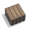 Patio Floor Tiles Pack Of 11, WPC Wood-Plastic Composite, DIY Interlocking, Quick Deck, Water Resistant Indoor Outdoor - 11.8" 3D TEAK 1 Patio Floor Tiles Pack Of 11, WPC Wood-Plastic Composite, DIY Interlocking, Quick Deck, Water Resistant Indoor Outdoor - 11.8" 3D TEAK -Outdoor Living Gardens GUEST 3c25b240 a017 41cf bca5 35ff50c10946