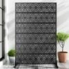 6-Panel Star Design Black Steel Partition System | 183H X 120W X 40D Cm -Outdoor Living Gardens GUEST 419b9d00 dea5 4935 ade0 12c371c7dbd2