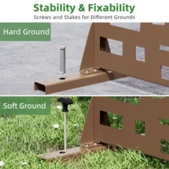 47-inches W X 72-inches H Brown Galvanized Sheet Screen Outdoor And Lndoor Divider For Balcony Patio Garden Room Divider(Wide Street) 14 47-inches W X 72-inches H Brown Galvanized Sheet Screen Outdoor And Lndoor Divider For Balcony Patio Garden Room Divider(Wide Street) -Outdoor Living Gardens GUEST 42e5ca9c b977 42a7 9cd1 cb34ea274f31