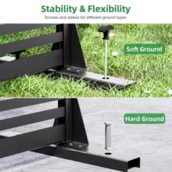 47-inches W X 72-inches H Black Galvanized Sheet Screen Outdoor And Lndoor Divider For Balcony Patio Garden Room Divider (Shutter-B) 12 47-inches W X 72-inches H Black Galvanized Sheet Screen Outdoor And Lndoor Divider For Balcony Patio Garden Room Divider (Shutter-B) -Outdoor Living Gardens GUEST 457c0bb7 3640 4252 a2a4 3c51d22758a8