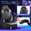 PU Leather Ergonomic Swivel Office Chair With Lumbar Support, Computer Gaming Chair 1 PU Leather Ergonomic Swivel Office Chair With Lumbar Support, Computer Gaming Chair -Outdoor Living Gardens GUEST 4ec9deeb 7ef5 4505 ad03 4076c70784b0