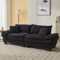 Stylish Corduroy Deep Seat Sofa: Loveseat Size With Pillows And Sleeper Function 14 Stylish Corduroy Deep Seat Sofa: Loveseat Size With Pillows And Sleeper Function -Outdoor Living Gardens GUEST 4fbb5db2 8bb8 4d57 bd77 3bdd63affbe5