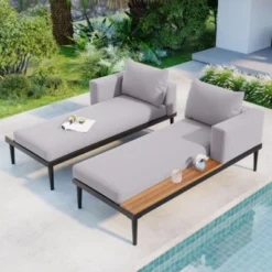 5-Piece PE Wicker Sofa Set �C L-Shaped Design With Extendable Tables 10 5-Piece PE Wicker Sofa Set �C L-Shaped Design With Extendable Tables -Outdoor Living Gardens GUEST 518e3f55 fe9d 4c3d b11c 306a8db80f36