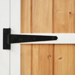 Storage Shed With Waterproof Roof & Lockable Doors, Natural -Outdoor Living Gardens GUEST 5e1ea911 0d11 4b98 95ee 5639d3678465