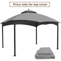 Replacement Canopy Top For Lowe's Allen Roth Heavy Duty Gazebo Roof Gazebo Top With Air Vent 10X12 Gazebo CoverReplacement Top Only (Brown) -Outdoor Living Gardens GUEST 5eed2dd4 f97f 4ce1 b2e4 c14a519a8a4c