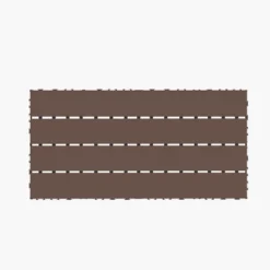 2FT Patio Deck Tiles, DIY Interlocking Decking, Quick Install For Porch, Poolside, Balcony, Backyard. 24pcs Red Brown -Outdoor Living Gardens GUEST 6594db2c 0ae6 48c1 ac3b 6861eb9632c7