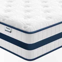 King Size Mattress, 12 Inch King Hybrid Mattresses Cooling Memory Foam And Individually Pocket Coils