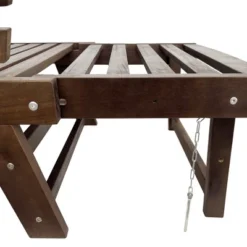 Adjustable Patio Daybed With Convertible Chaise Lounge, Acacia Wood, For Small Outdoor Spaces -Outdoor Living Gardens GUEST 7e278bb6 68a4 4c48 a6e6 35edba8addfe