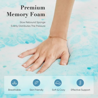 3 Inch Twin Xl Size Experience Ultimate Comfort With Our Blue Memory Foam Soft Mattress �C Premium Sleep Solution 4 3 Inch Twin Xl Size Experience Ultimate Comfort With Our Blue Memory Foam Soft Mattress �C Premium Sleep Solution - Image 2
