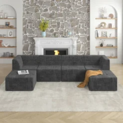 Single Seat Sofa Compressed Sectional Sofa Modern Minimalist Style Corduroy Couch, Sleeper Sofa For Living Room 29 Single Seat Sofa Compressed Sectional Sofa Modern Minimalist Style Corduroy Couch, Sleeper Sofa For Living Room -Outdoor Living Gardens GUEST 819c71e5 a035 40e2 b833 da98f564f7e6