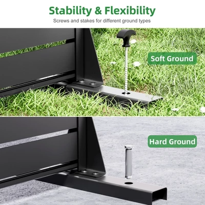 1-Piece Classic Black Galvanized Sheet Screen For Blinds, Privacy Screen 5 1-Piece Classic Black Galvanized Sheet Screen For Blinds, Privacy Screen - Image 3