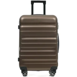 28 Inch Brown Hardshell Luggage Lightweight Durable ABS Suitcases With Double Wheels Expandable Checked -Outdoor Living Gardens GUEST 846b1182 17dc 4caf a8ea f4d633433e39