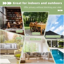 47-inches W X 72-inches H Brown Galvanized Sheet Screen Outdoor And Lndoor Divider For Balcony Patio Garden Room Divider(Star 01) -Outdoor Living Gardens GUEST 84ef94f1 eda7 4011 b730 56e2351e3edb 1