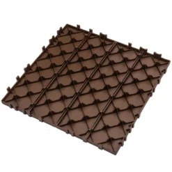 76-Pack 11.42"x11.42" Plastic Interlocking Deck Tiles - 68.80 Sq.Ft Outdoor Plastic Flooring, Super Durable, Waterproof -Outdoor Living Gardens GUEST 89a7fda8 44d5 4a6a 89ba 8b998225a8fc