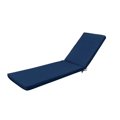 Outdoor Lounge Chair Cushion Replacement Patio Funiture Seat Cushion Chaise Lounge Cushion-Navy Blue 7 Outdoor Lounge Chair Cushion Replacement Patio Funiture Seat Cushion Chaise Lounge Cushion-Navy Blue - Image 5