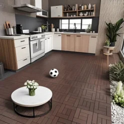 ZZ Style 12" Patio Deck Tiles, 44 Pcs DIY Module Interlocking Decking Tiles Floor Tile Outdoor And Indoor -Outdoor Living Gardens GUEST 91bd1dc6 22ff 4293 a5e6 dfdc22fd93dd