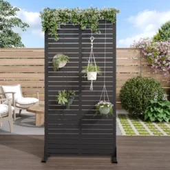Classic Rectangular Galvanized Sheet Screen With Blinds, Outdoor Partition Garden Screen -Outdoor Living Gardens GUEST 9200d253 5e4f 4510 ba6a 2c6b33bbe69e