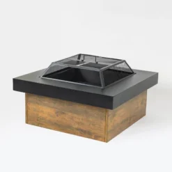 36 Inch Iron Fire Pit Table Wood-burning Stove For Patio Backyard Deck -Outdoor Living Gardens GUEST 9424c7eb ab88 4c51 a237 80df909f1618