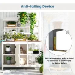 78" Walk-in Greenhouse-4 Skylights & 2 Folding Shelves For Outdoor Gardening -Outdoor Living Gardens GUEST 9882caaf 0fda 478a 97e5 7157051d7fe2