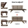 Adjustable Wooden Patio Daybed With Cushions -Compact Design For Small Spaces 1 Adjustable Wooden Patio Daybed With Cushions -Compact Design For Small Spaces -Outdoor Living Gardens GUEST 98b3c78d 24fe 4288 93ae 6a558d110214 1