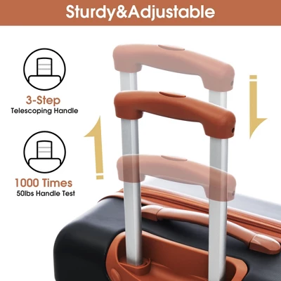 Hardshell Luggage Sets 2Pcs + Bag Spinner Suitcase With TSA Lock Lightweight 20" + 28" 3 Hardshell Luggage Sets 2Pcs + Bag Spinner Suitcase With TSA Lock Lightweight 20" + 28"