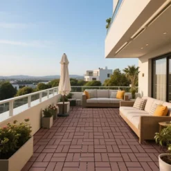 44 Pack Patio Deck Tiles,12"x12" Outdoor And Indoor Plastic Interlocking Deck Tiles -Outdoor Living Gardens GUEST ab9dbbd3 6571 45ac bbd8 a84ca0564746