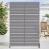 Classic Rectangular Green Galvanized Sheet Screen With Blinds, Outdoor Partition Garden Screen -Outdoor Living Gardens GUEST ac888b02 2ede 4bdb 9d68 fbb94f6c2d7a