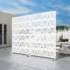 46.8in.W X 71.37in.H White Galvanized Sheet Outdoor Private Screen Decorative Art Panel 1 46.8in.W X 71.37in.H White Galvanized Sheet Outdoor Private Screen Decorative Art Panel -Outdoor Living Gardens GUEST b5487252 758b 43a5 a848 8dc04884312f