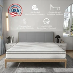 12 Inch Hybrid Full Size Mattress - Gel Memory Foam, Pocket Coils, Breathable, Durable, Mattress In A Box -Outdoor Living Gardens GUEST c06c00c3 252f 413e bf7b 3ddd3ad840d8