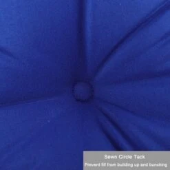 2 Pcs Set High Back Patio Chair Cushions, Tufted Rocking Chair Cushions -Outdoor Living Gardens GUEST c2368470 5f64 49c7 881c a70a2005e43a