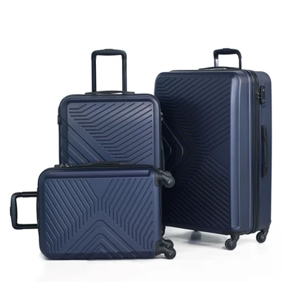 3 Piece Luggage Sets ABS Lightweight Suitcase With Two Hooks, Spinner Wheels, TSA Lock, (20/24/28) Blue 19 3 Piece Luggage Sets ABS Lightweight Suitcase With Two Hooks, Spinner Wheels, TSA Lock, (20/24/28) Blue - Image 17