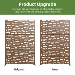 47-inches W X 72-inches H Brown Galvanized Sheet Screen Outdoor And Lndoor Divider For Balcony Patio Garden Room Divider(Wide Street) 11 47-inches W X 72-inches H Brown Galvanized Sheet Screen Outdoor And Lndoor Divider For Balcony Patio Garden Room Divider(Wide Street) -Outdoor Living Gardens GUEST c7819aec 2828 4628 9f73 28020310a225