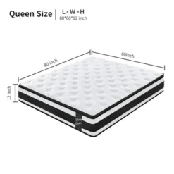 12 Inch King Size Breathable Cover Certipur-US Memory Foam Individual Pocket Spring Hybrid Mattress 11 12 Inch King Size Breathable Cover Certipur-US Memory Foam Individual Pocket Spring Hybrid Mattress -Outdoor Living Gardens GUEST ca636b65 8f0b 4dc5 842b 3b4ae29856bf