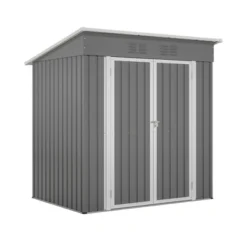 6 X 4 Ft Outdoor Storage Shed, All Weather Tool Shed For Garden, Backyard, Lawn, Black -Outdoor Living Gardens GUEST cead3b2a 371a 4df1 aa14 f10f83b4fb3c